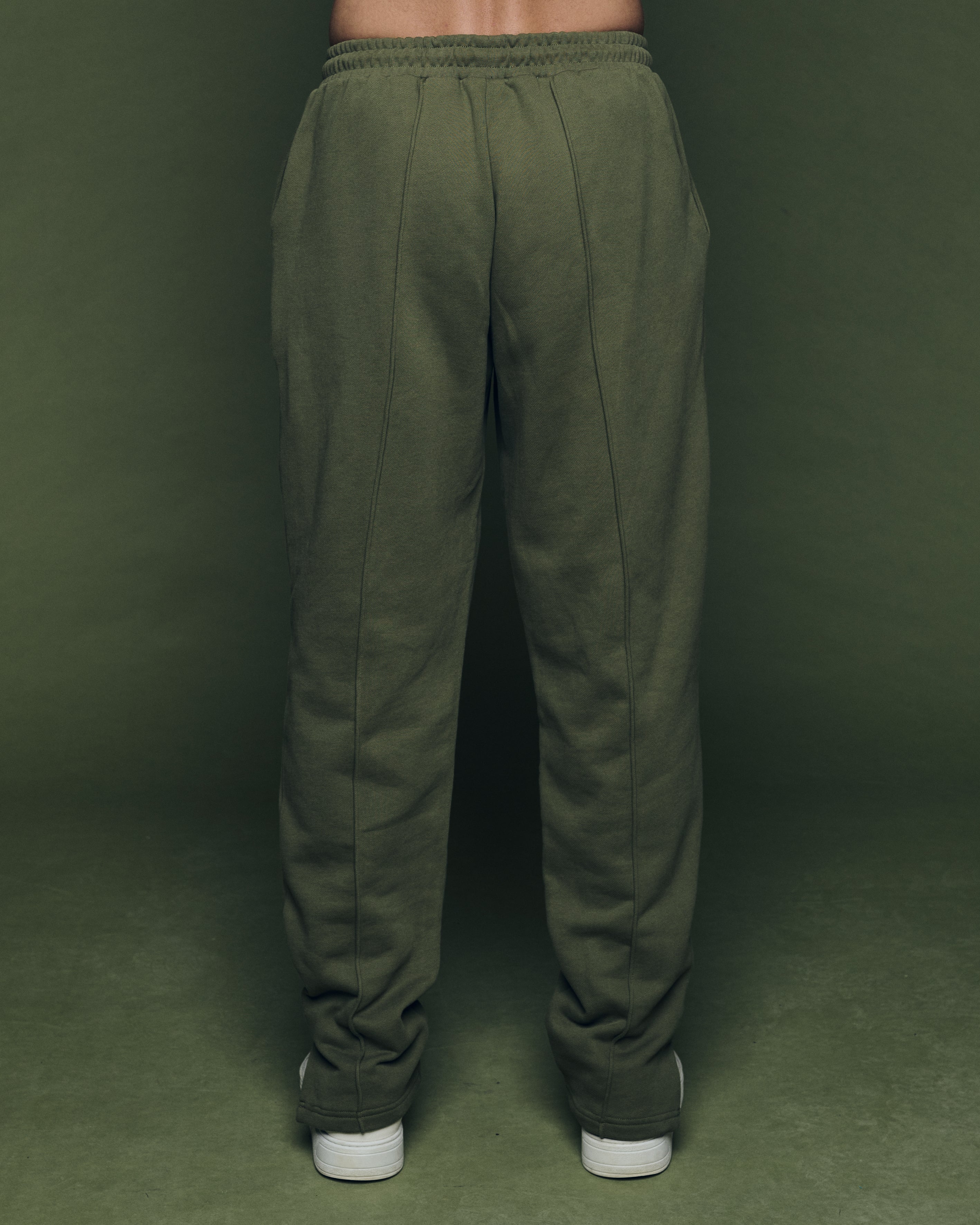 Jogger Wide-Leg Olive 