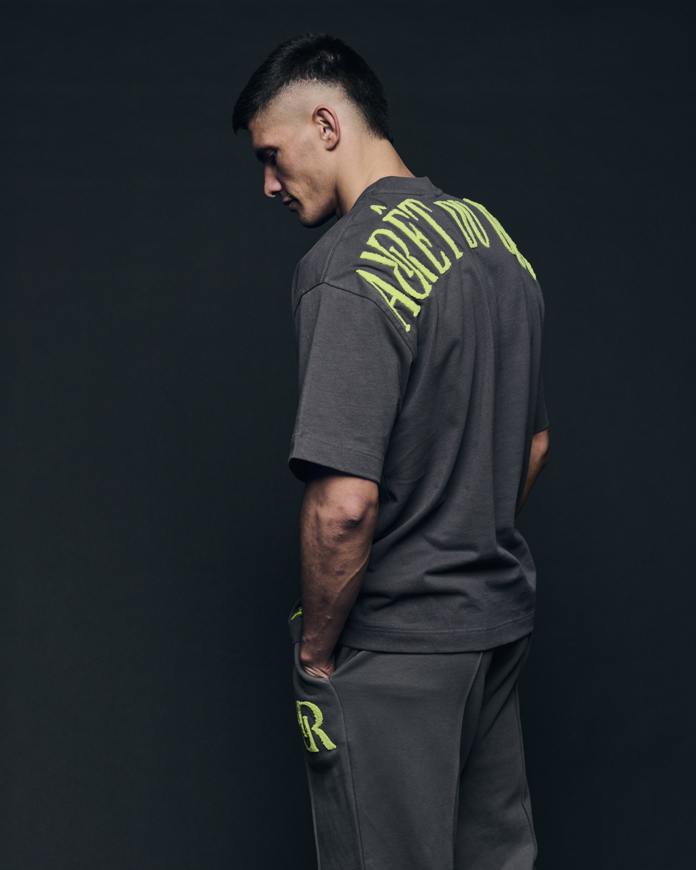 T-shirt Signature Gris Foncé