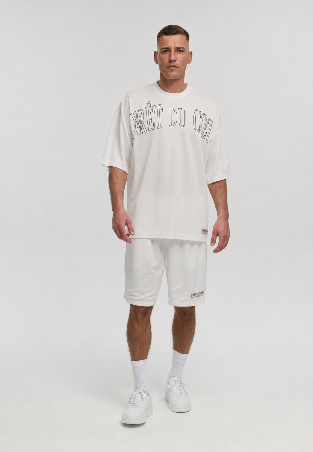Jersey Shirt - round neck White