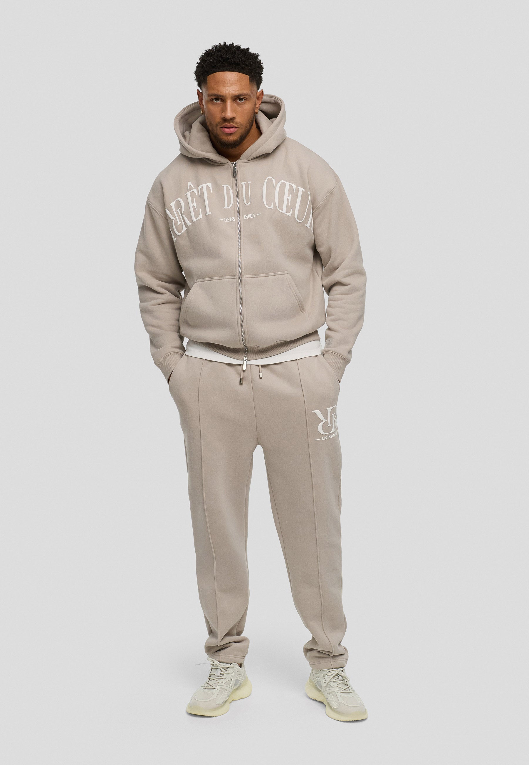 AdC Les Essentiels - Zip Hoodie - Beige
