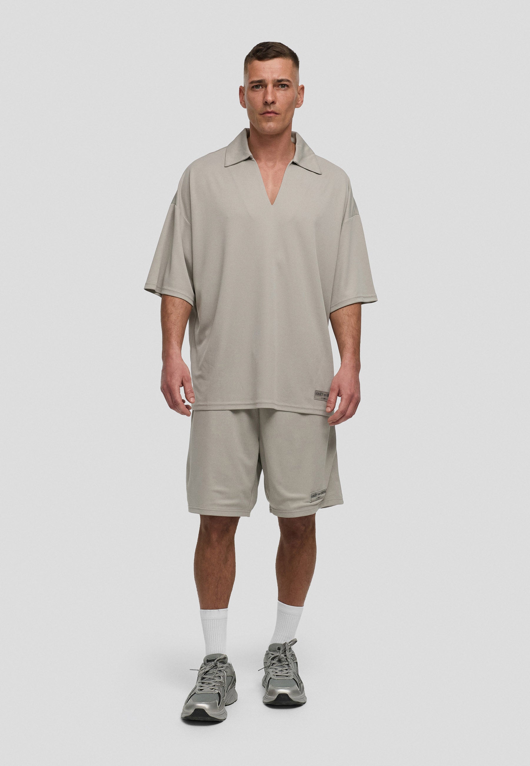 Jersey Shirt - Collar Grey