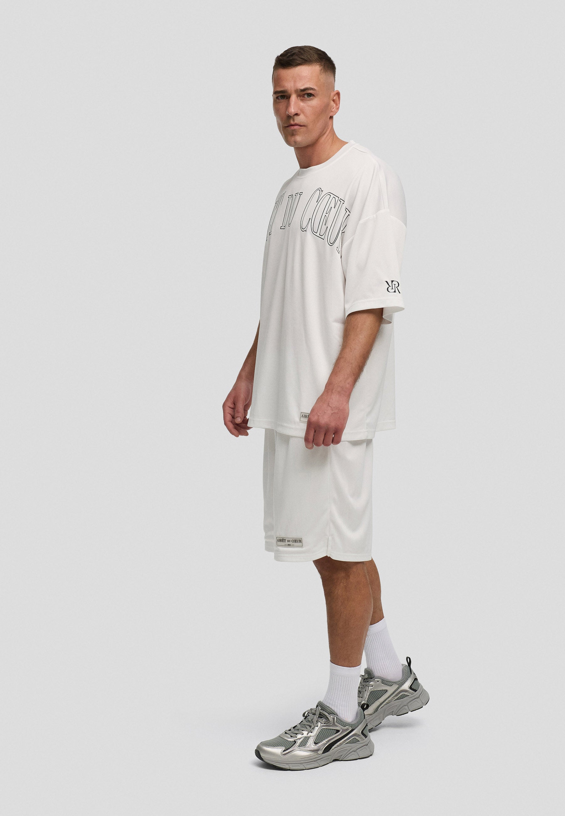 Jersey Shirt - round neck White