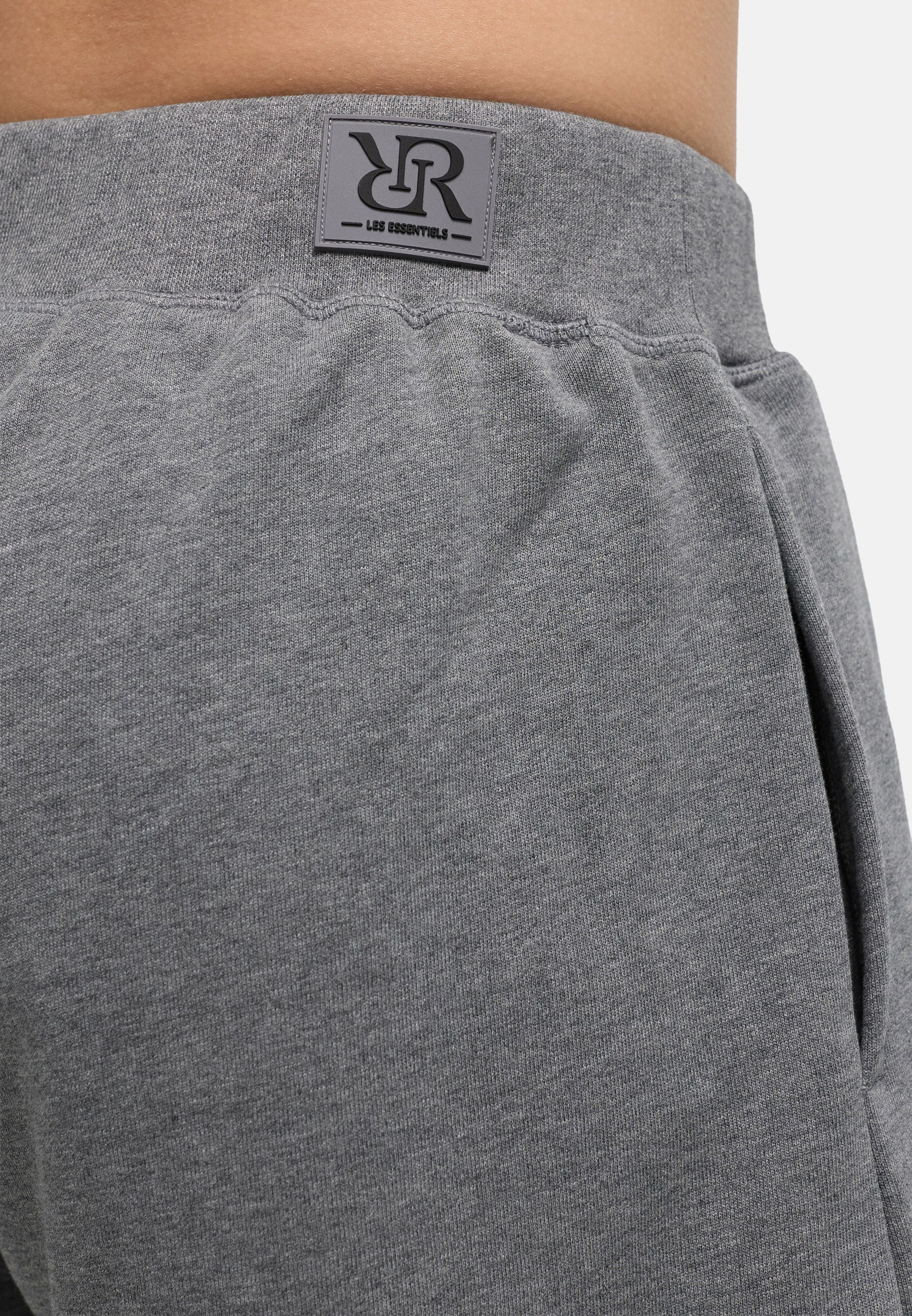 AdC Les Essentiels - Shorts Grey-Melange White Logo