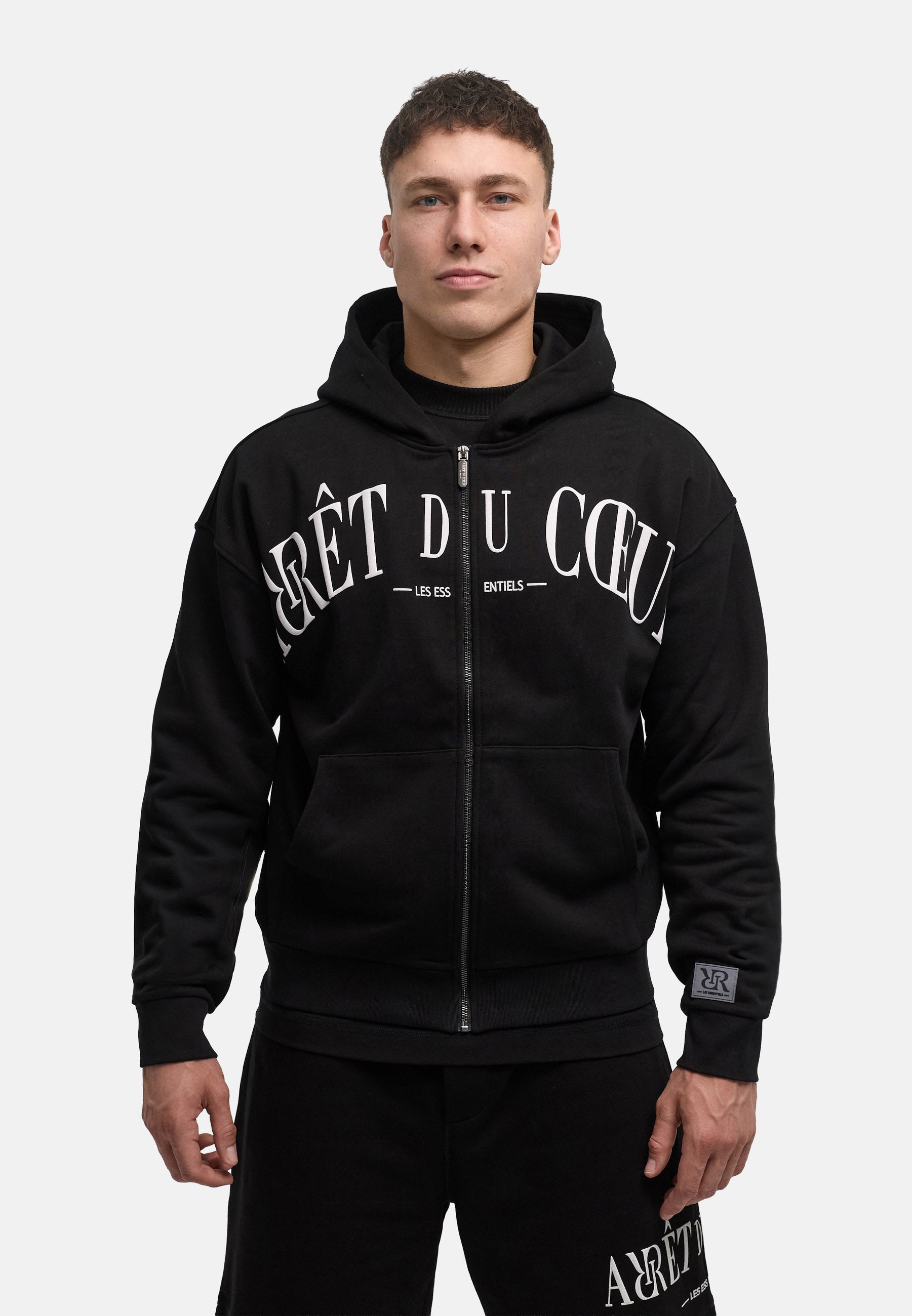 AdC Les Essentiels - Zip Hoodie - Black