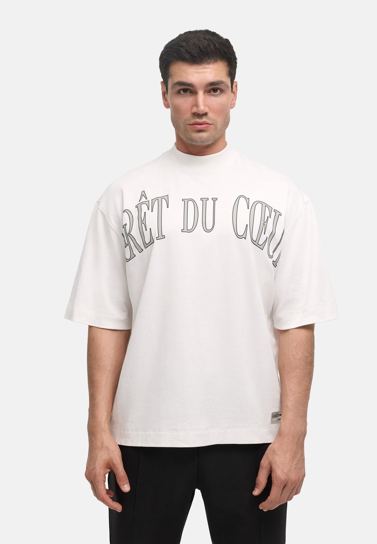 Jadore Highneck Shirt - White