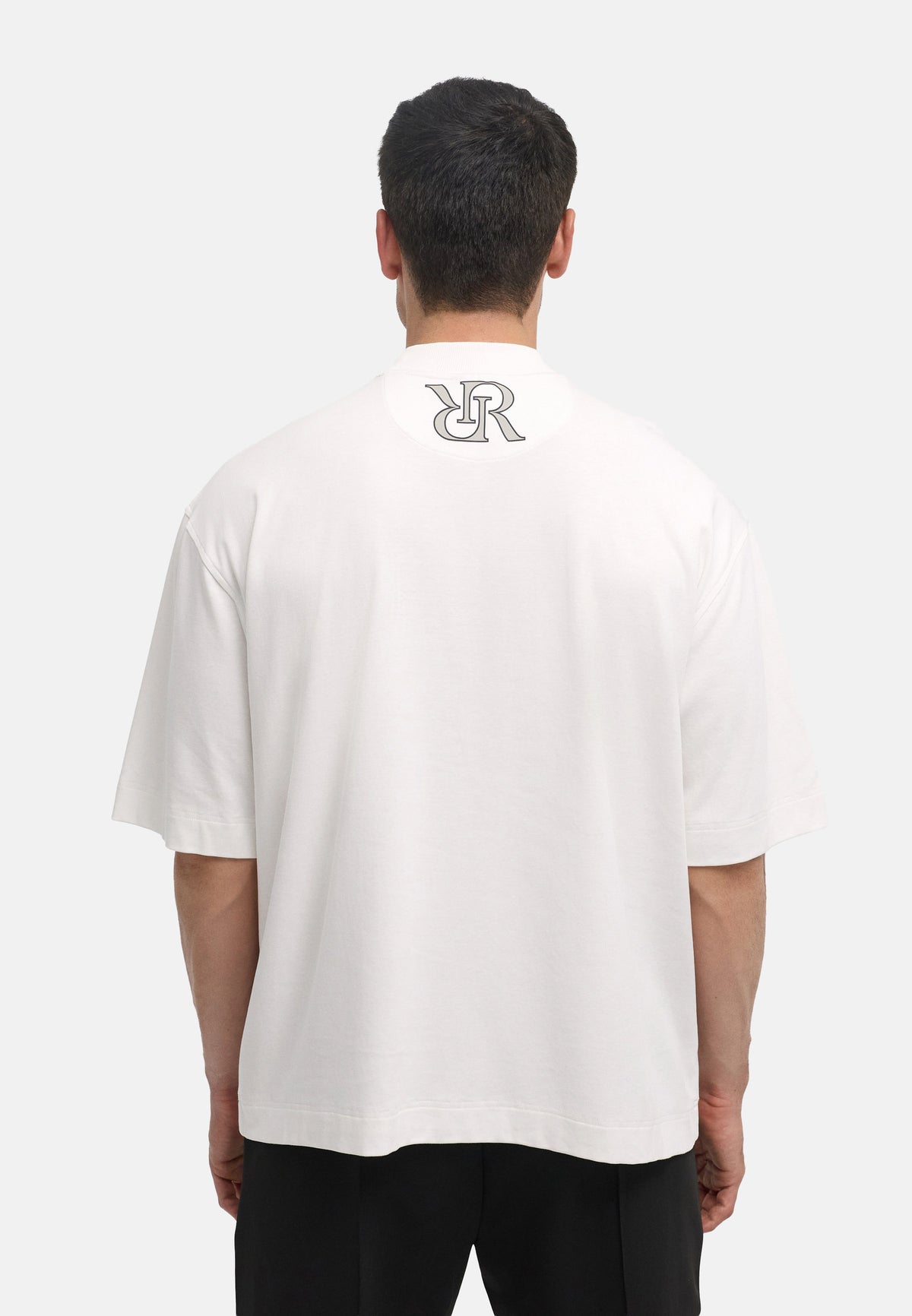 Jadore Highneck Shirt - White