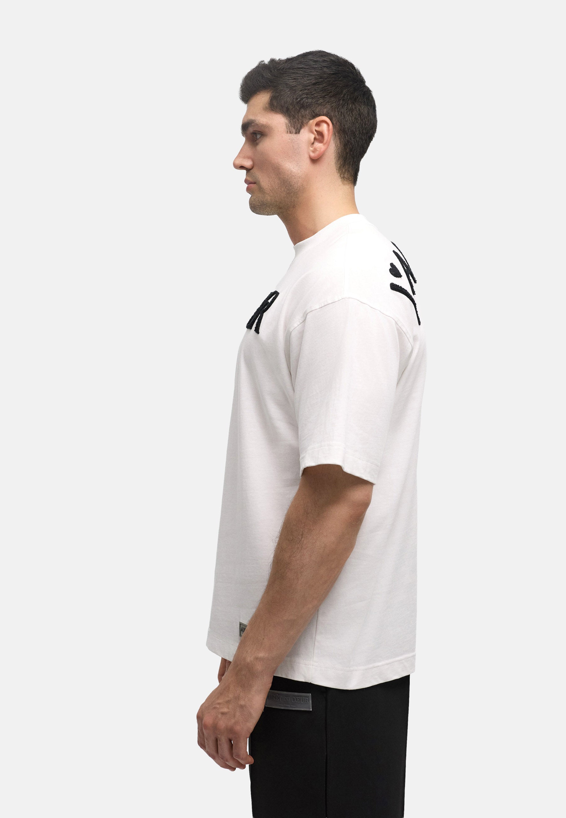 Signature „JADORE“ Shirt White - Black Logo